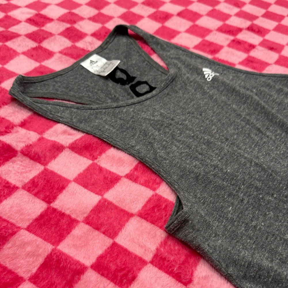Adidas Charcoal Sleeveless Top - Picture 3 of 5
